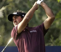 Kapur strikes on back nine to get into top-10 at Jakarta
