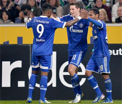Schalke overcome Monchengladbach 1-0 in Bundesliga
