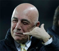 Galliani hints at Milan move for Tevez