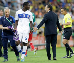 Italy coach blasts `silly` match-winner Balotelli