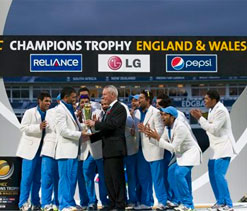 Indian players party through the night after CT triumph