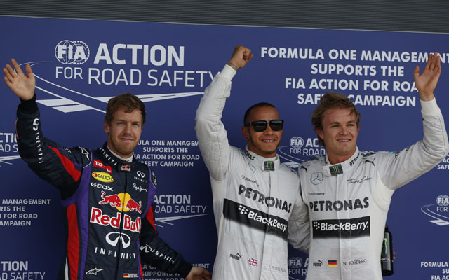 Lewis Hamilton on pole for British GP