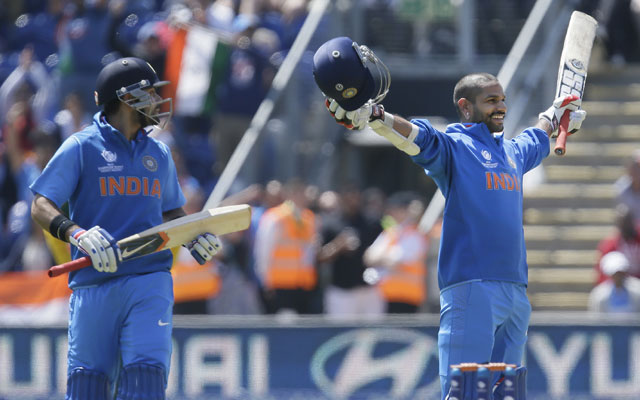 Champions Trophy: Dhawan slams maiden ton as India start campaign with win