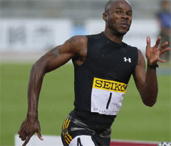 Sprinter Kim Collins takes gold in Hungary