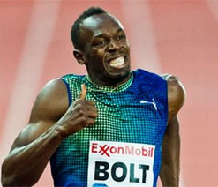 Bolt leads Racers Track Club to impressive relay victory