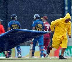 5th ODI between Lanka, Windies pushed to reserve day due to rain