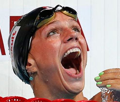 Yuliya Efimova sets world record in 50 breaststroke