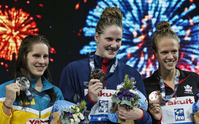 World Swimming Championships: Franklin wins fifth gold, world record for Ledecky