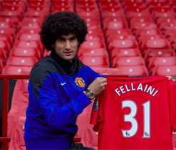 Fellaini keen on emulating Keane ahead of Man U debut