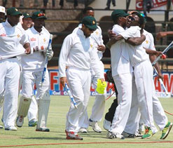 2nd test: Zimbabwe register historic win against Pakistan