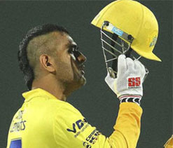 Dhoni`s new hairstyle a hit among fans