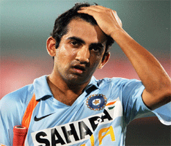Gautam Gambhir scores just 3 against Hampshire in County game