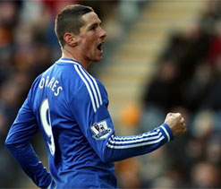 Eden Hazard, Fernando Torres  fire Chelsea to the top