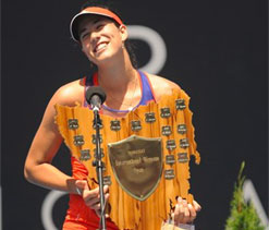 Spain`s Muguruza wins first WTA title in Hobart