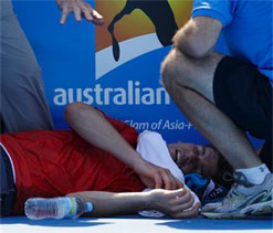 Frank Dancevic hallucinated Snoopy dog image before blacking out at Australian Open