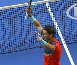 Nadal hits out at umpire after Nishikori win