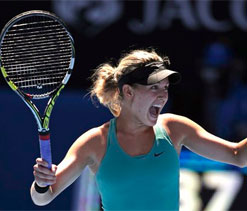 Teen Bouchard hits big-time with Ivanovic upset