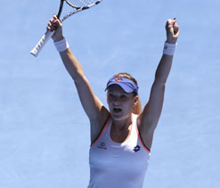 Victoria Azarenka bundled out by Radwanska