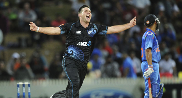 2nd ODI: Dominant Kiwis beat India by 15 runs via D/L method