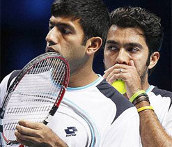Bopanna-Qureshi in semis, Paes-Stepanek crash out of Sydney International
