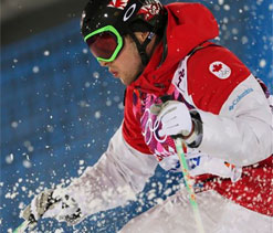Canada`s Bilodeau retains men`s moguls title