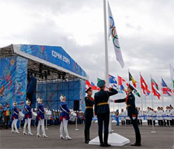 First teams arrive in Sochi as Russia races to finish