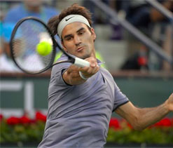Federer eases into Indian Wells quarter-finals
