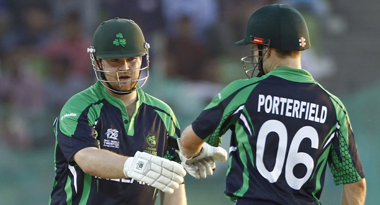 World Twenty20: Ireland beat UAE by 21 runs in rain-affected match