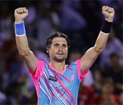 Spain`s David Ferrer advances at Sony Open