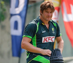 World Twenty20: Watson creates embarrassment by not walking on being bowled