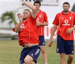 Flintoff says it was `good fun` getting on with environmental journalist Rob Penn