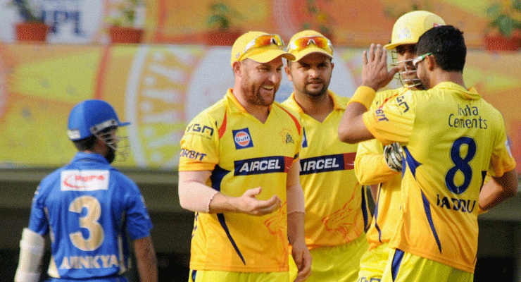 IPL 7: Chennai cruise home by five wickets against Rajasthan