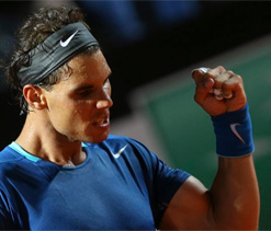 Rafael Nadal survives shaky start, sets up Rome date with Andy Murray