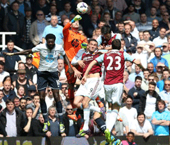 West Ham ends Premier League losing run with 2-0 win over Tottenham 