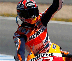 Marquez rides to victory in Spanish MotoGP