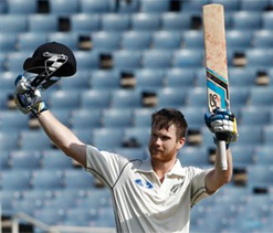 Neesham scores century as NZ take control of first test