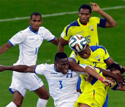 2014 FIFA World Cup: Valencia double gives Ecuador new life