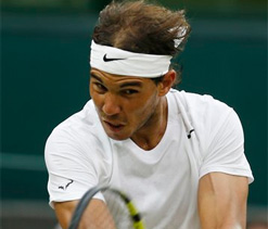 Rafael Nadal into Wimbledon last 16