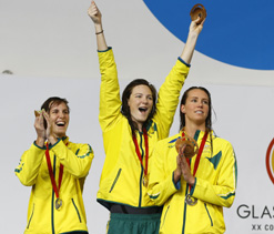 Commonwealth Games: Double swim gold for England, South Africa, Australia