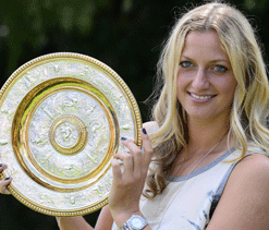 Wimbledon champ Kvitova moves back up WTA rankings