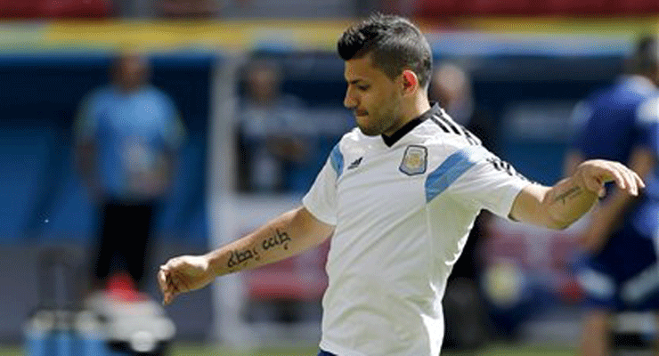 Aguero trains, Di Maria missing for Argentina