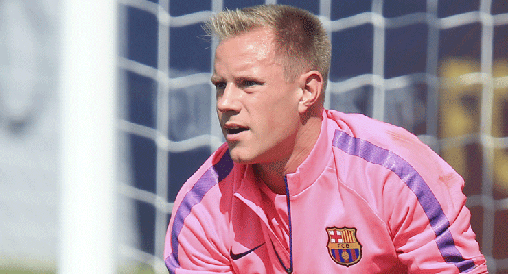 Barcelona `keeper Marc-Andre ter Stegen out for up to three weeks